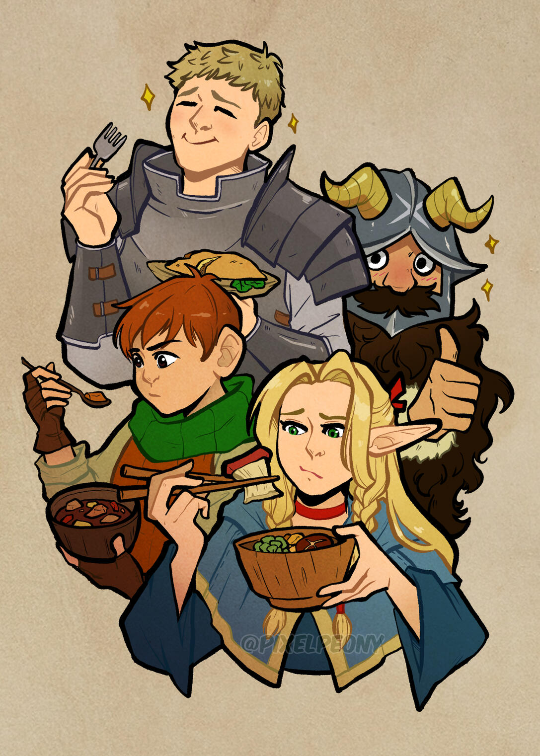 Dungeon Meshi Print