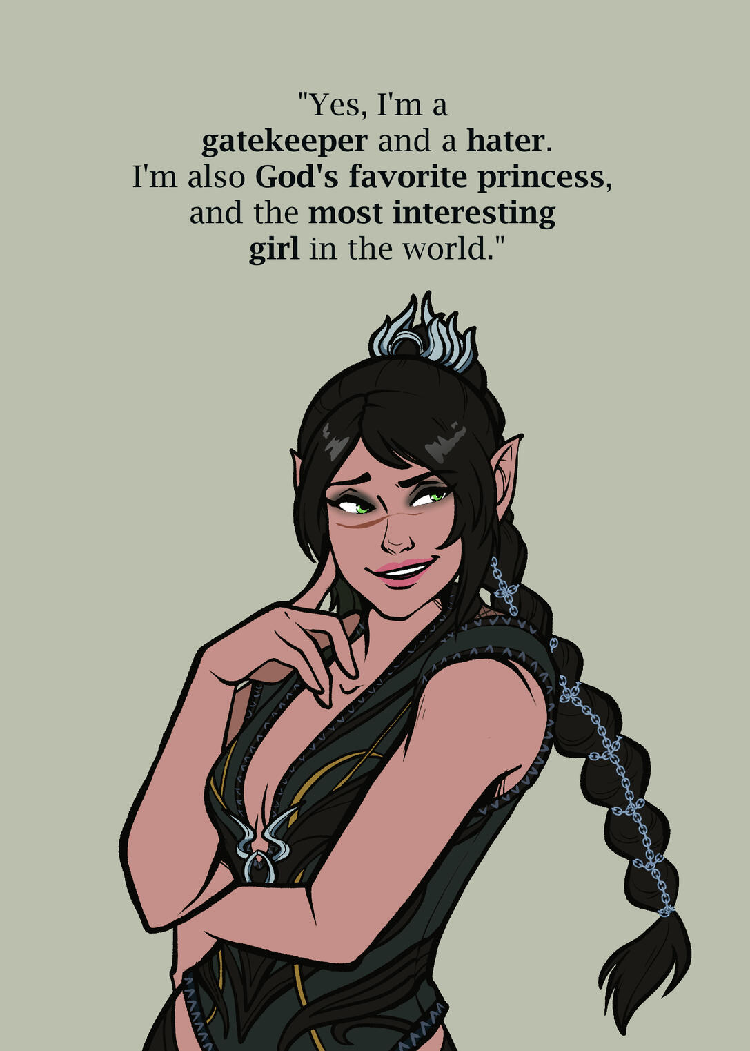 Shadowheart Quote Print