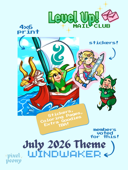 Level Up! Art Mail Club
