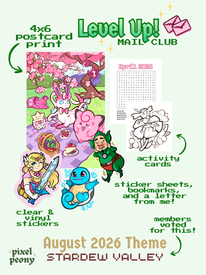 Level Up! Art Mail Club