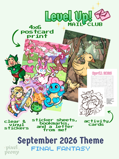 Level Up! Art Mail Club