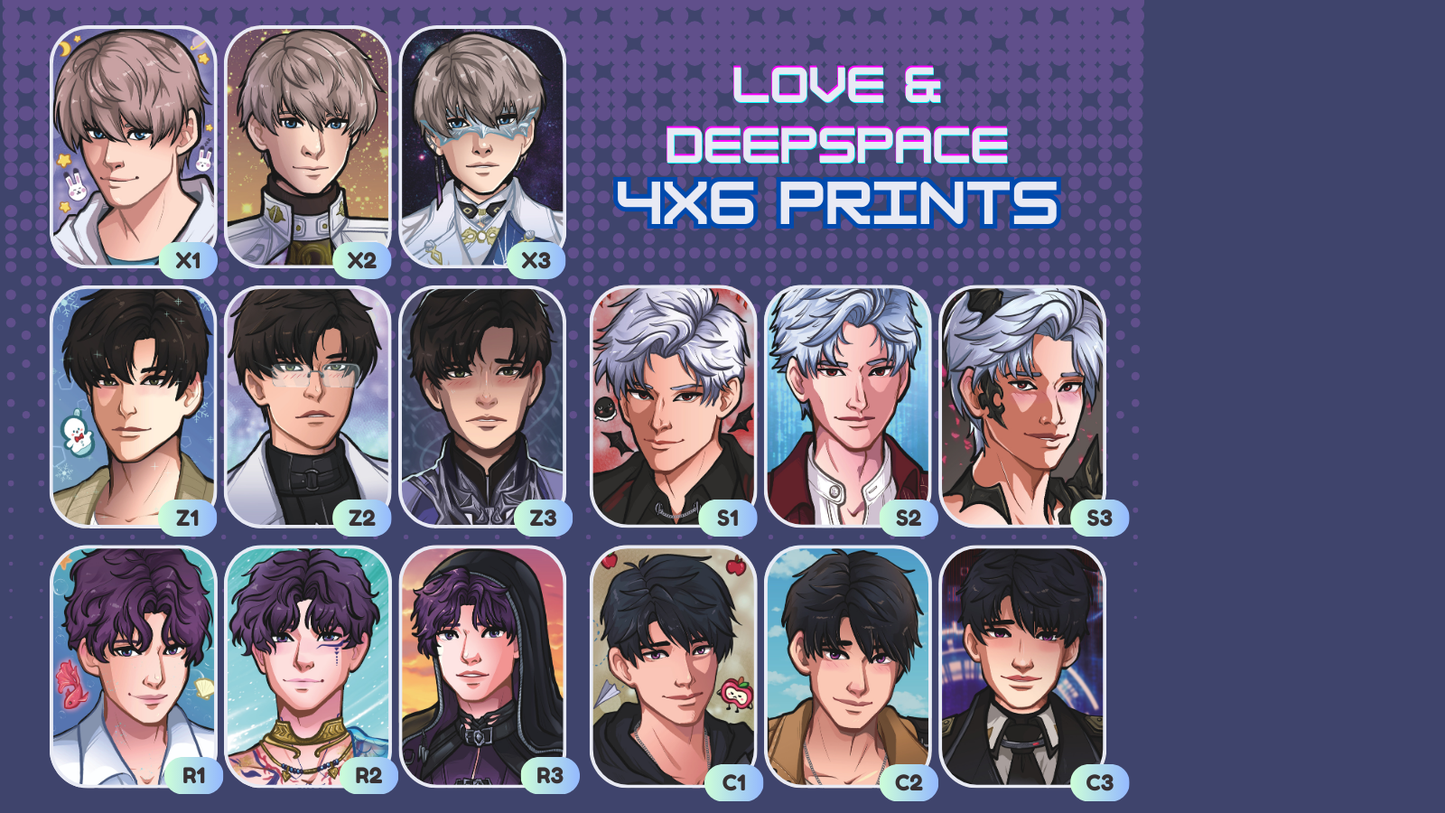 Love and Deepspace 4x6 Matte Prints