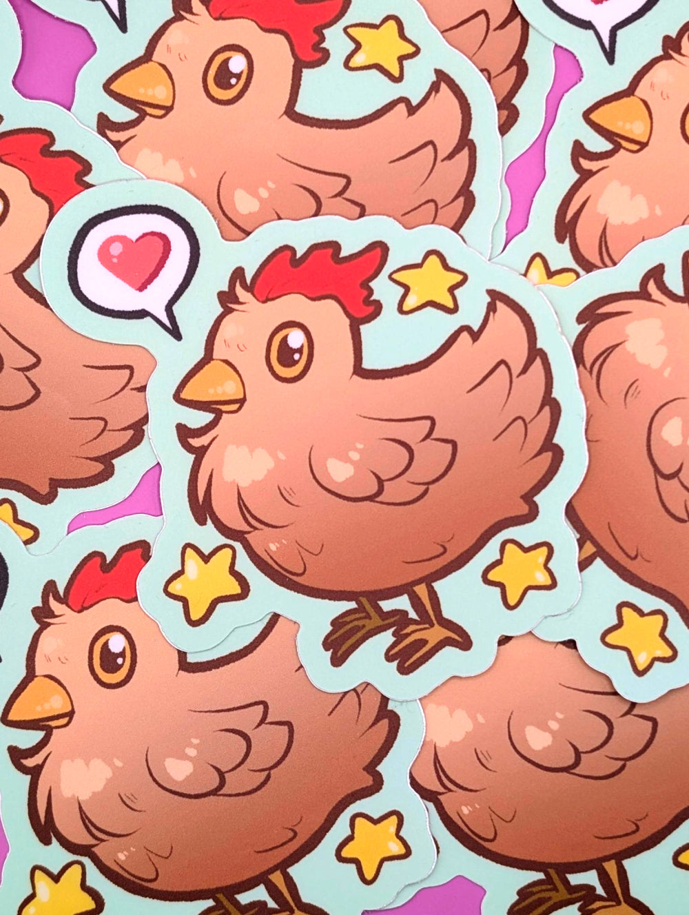 Stardew Valley 3" Chicken Matte Sticker [Mail Club]