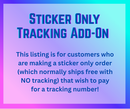 Sticker/Bookmark only Tracking