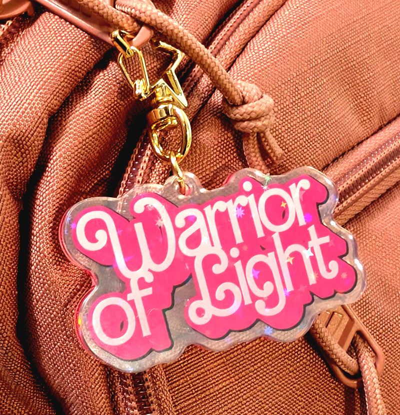 Final Fantasy XIV Warrior of Light 3" Holographic Keycharm