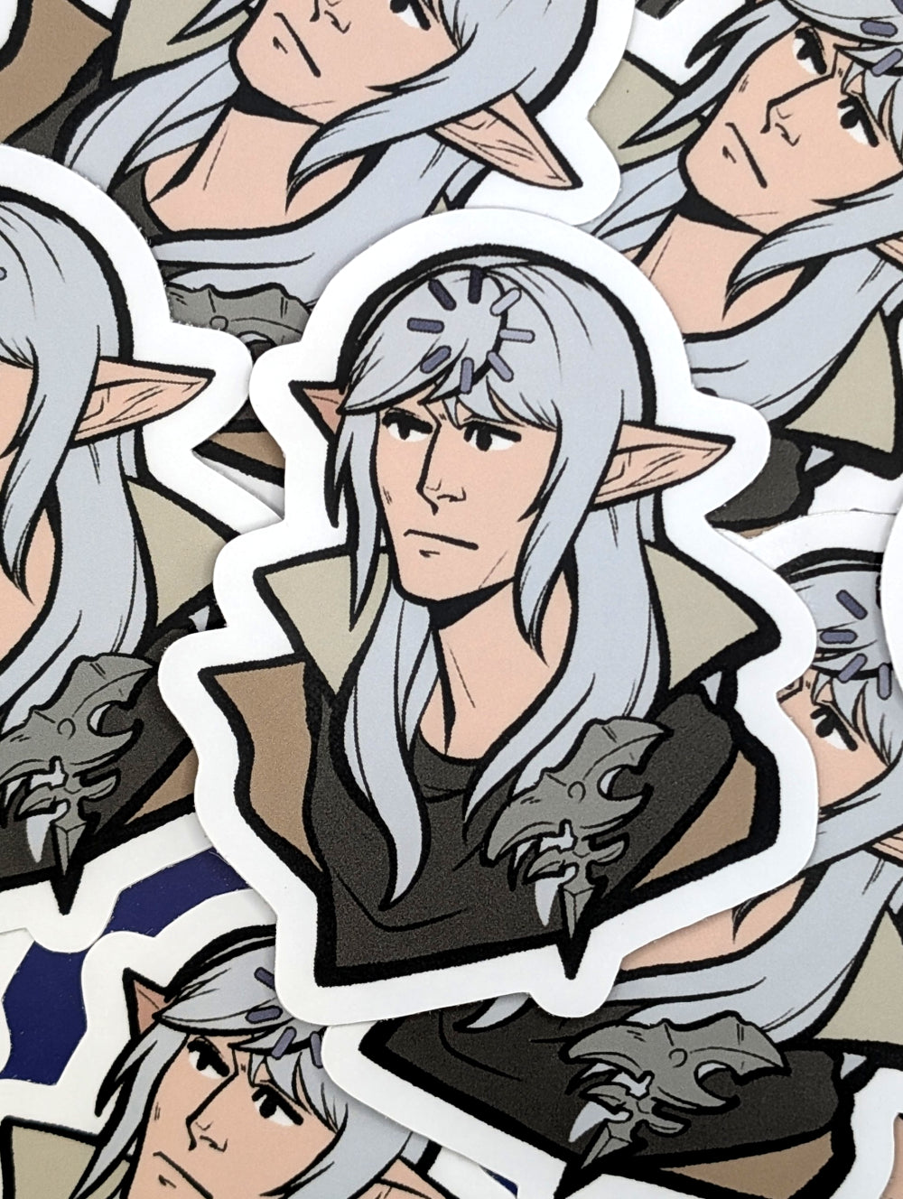 Final Fantasy XIV Estinien 3" Matte Sticker