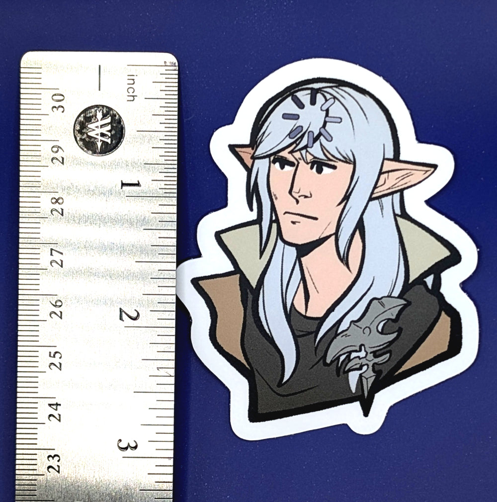 Final Fantasy XIV Estinien 3" Matte Sticker