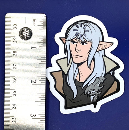 Final Fantasy XIV Estinien 3" Matte Sticker