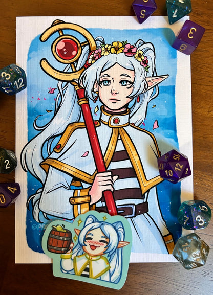 Frieren 2.5" Matte Sticker