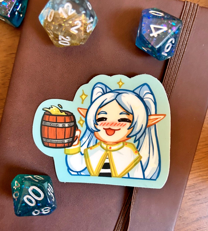 Frieren 2.5" Matte Sticker