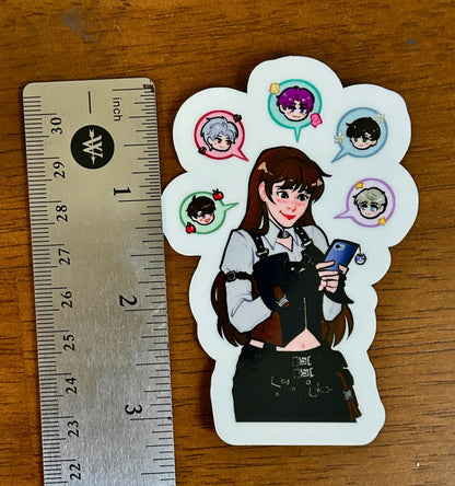 Love and Deepspace MC 3.5" Glossy Sticker