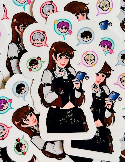 Love and Deepspace MC 3.5" Glossy Sticker