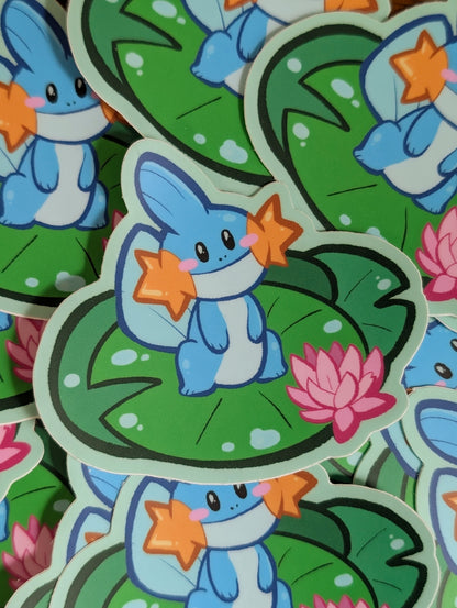 Mudkip 3" Matte Sticker [Mail Club]