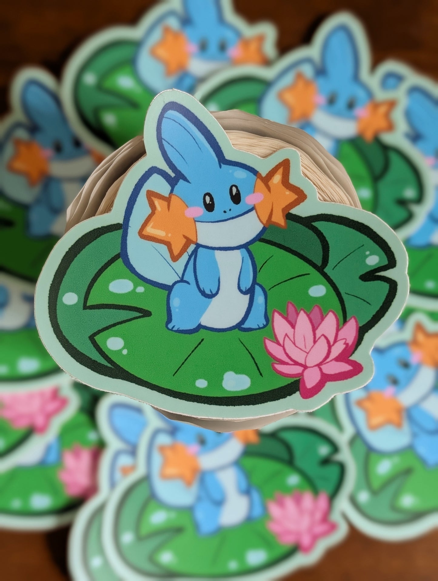 Mudkip 3" Matte Sticker [Mail Club]