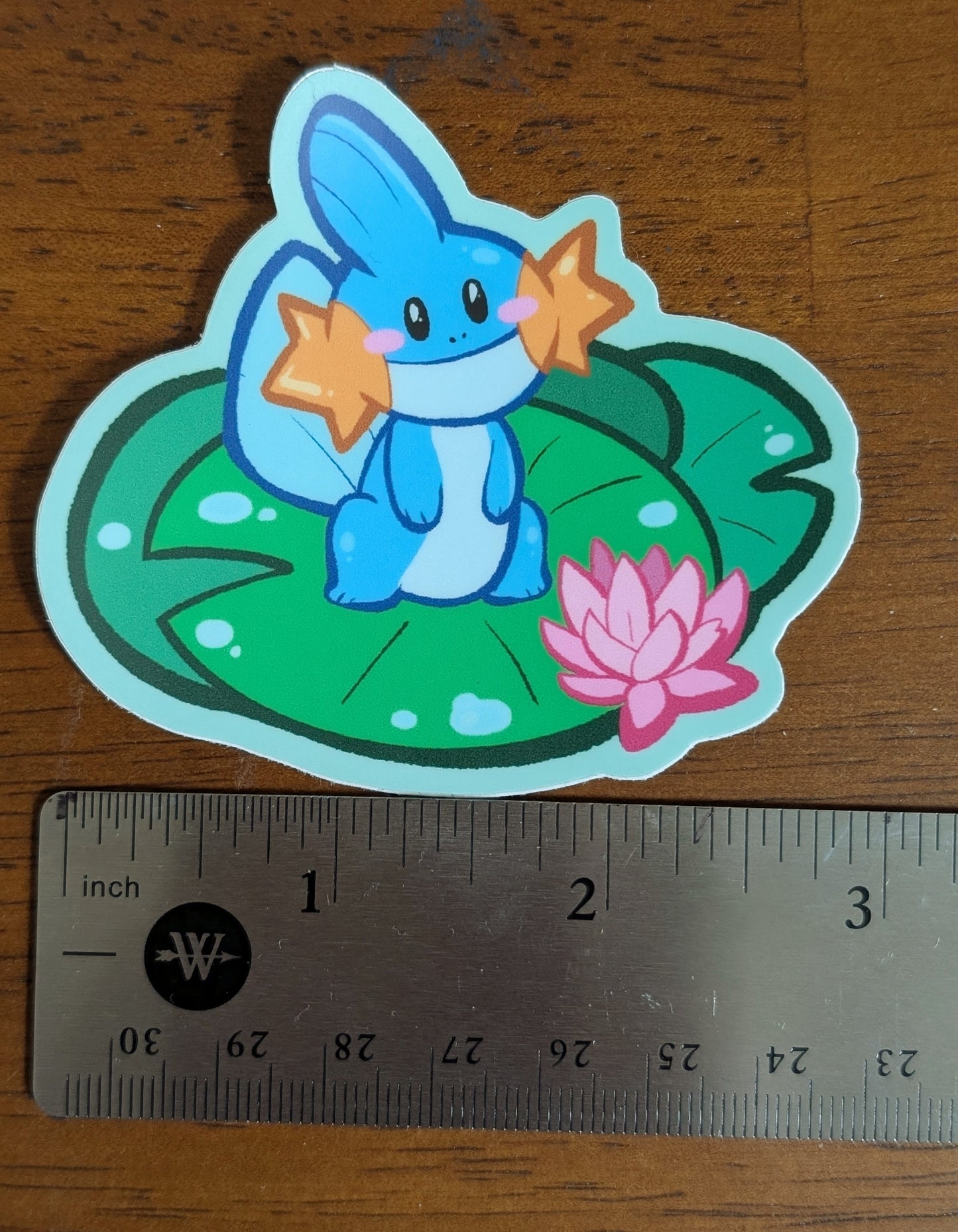 Mudkip 3" Matte Sticker [Mail Club]