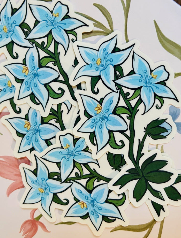 BOTW Transparent 3.5" Silent Princess Vinyl Sticker