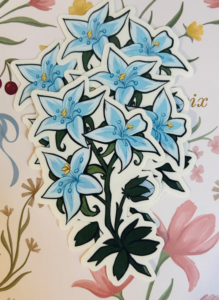 BOTW Transparent 3.5" Silent Princess Vinyl Sticker