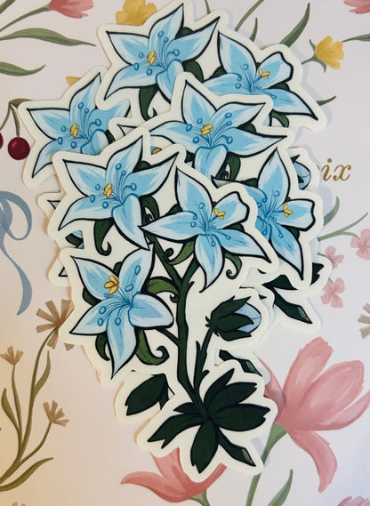 BOTW Transparent 3.5" Silent Princess Vinyl Sticker