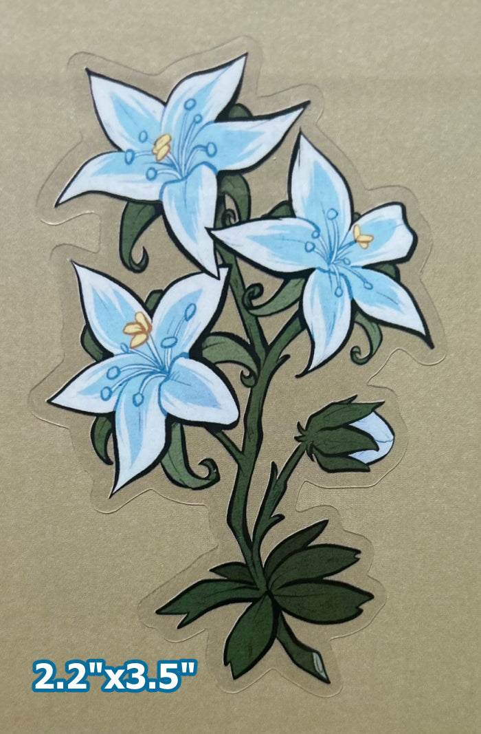 BOTW Transparent 3.5" Silent Princess Vinyl Sticker