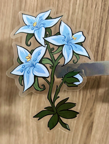 BOTW Transparent 3.5" Silent Princess Vinyl Sticker