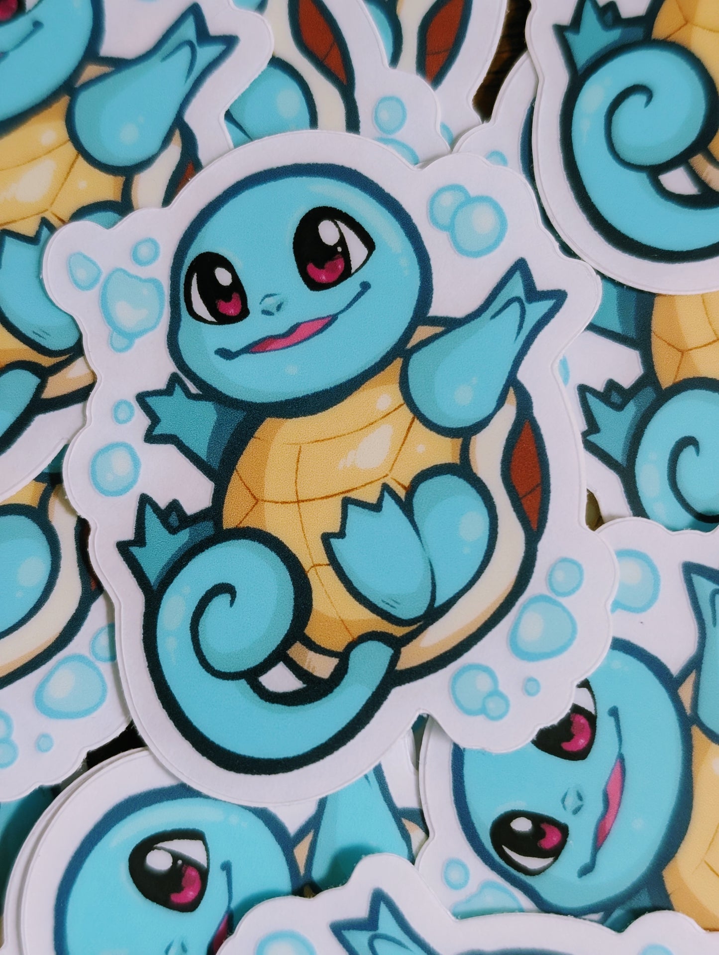 Squirtle 2" Clear Matte Sticker [Mail Club]