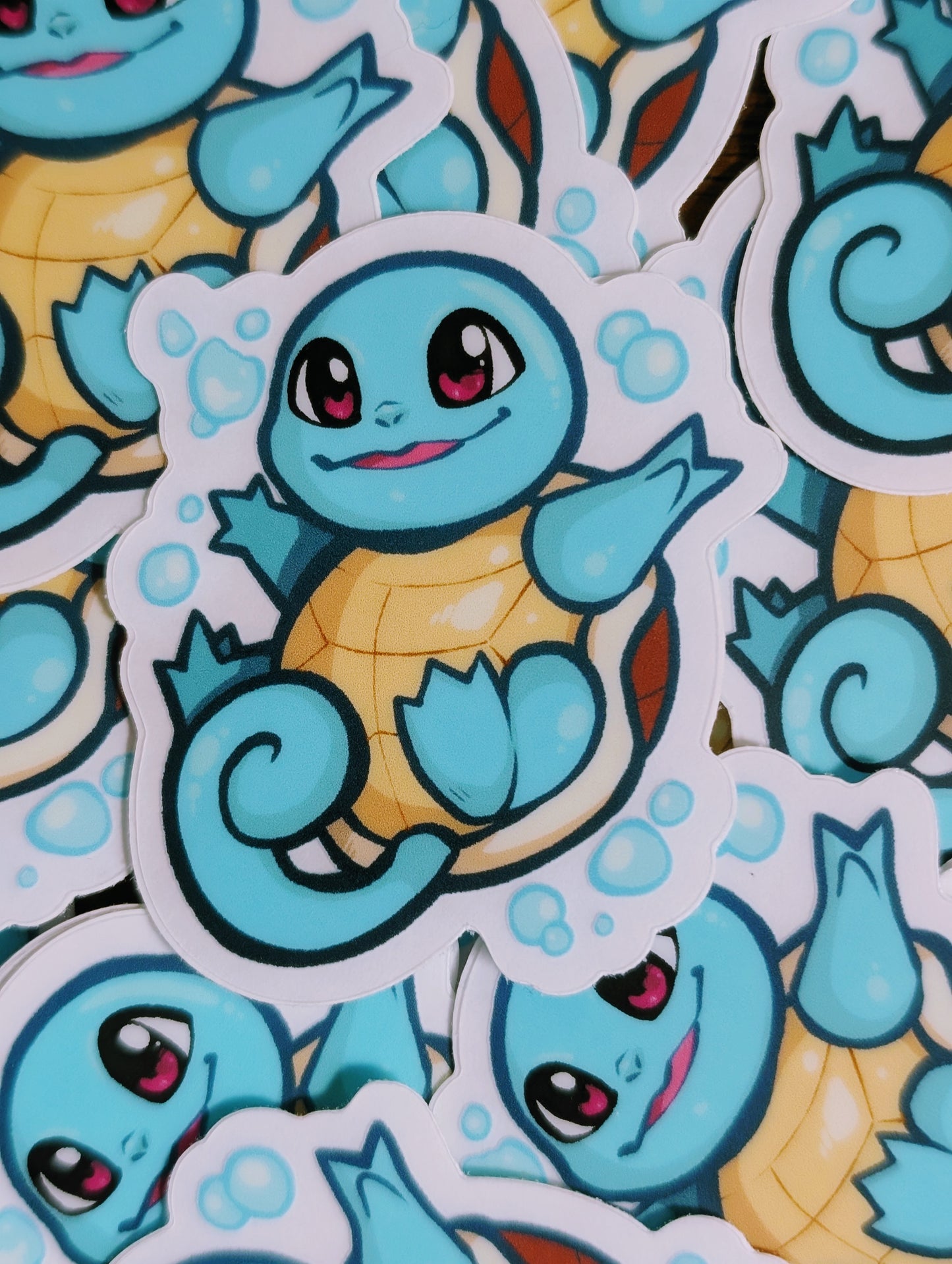 Squirtle 2" Clear Matte Sticker [Mail Club]